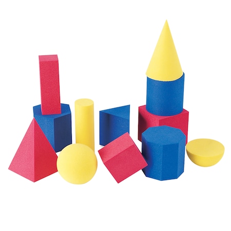Learning Resources Soft Foam Geometric Shapes Set, 12 pcs 6120